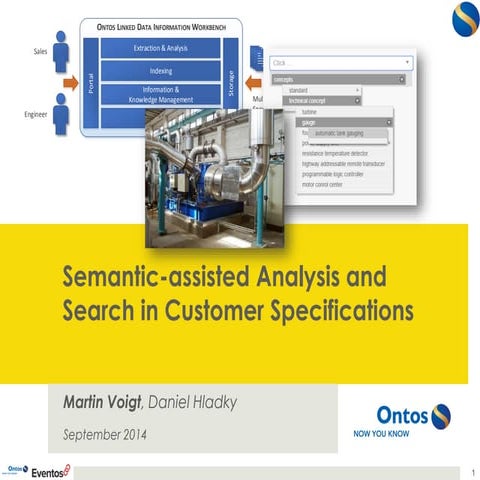 Semantic-assisted Analysis and Search in Customer Specifications