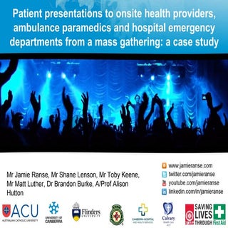 Patient presentations to onsite hea...