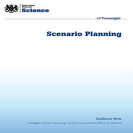 Foresight scenario planning