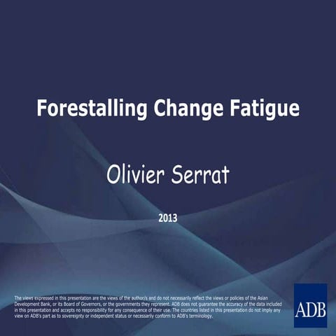 Forestalling Change Fatigue | PPTX