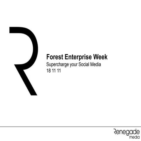 Forest Enterprise Week 2011