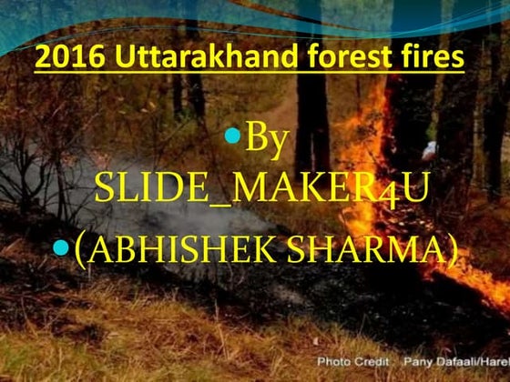 Disaster management forest fire | PDF