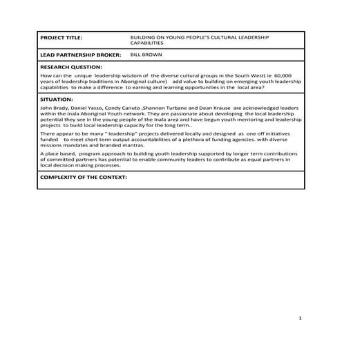 The seed project scope | PDF