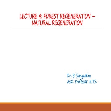 Forest regeneration.pptx Biology Diagrams