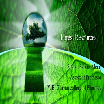 Forest resources