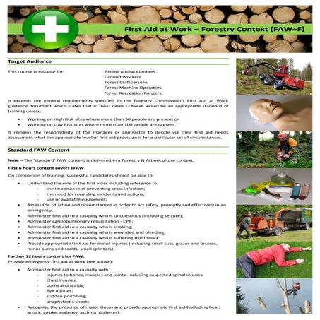 Forestry & arboriculture   faw+f p1