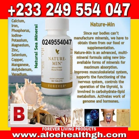 Forever nature min - forever living products | PPT
