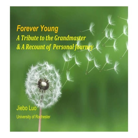 Forever Young: A Tribute to the Grandmaster through a recount of Personal Jou...