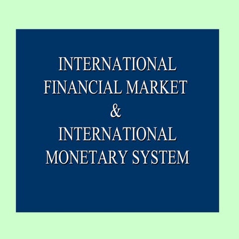 Forex and monetary system