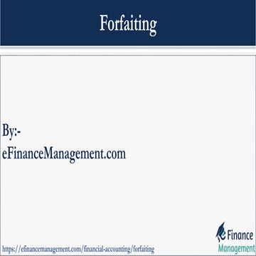 Forfaiting