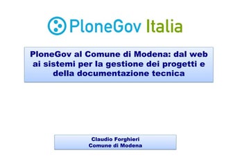 Forghieri Ferrara Plonegov 2009