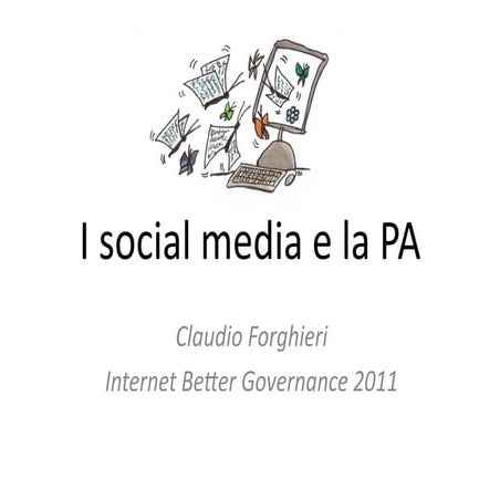 I social media e la PA