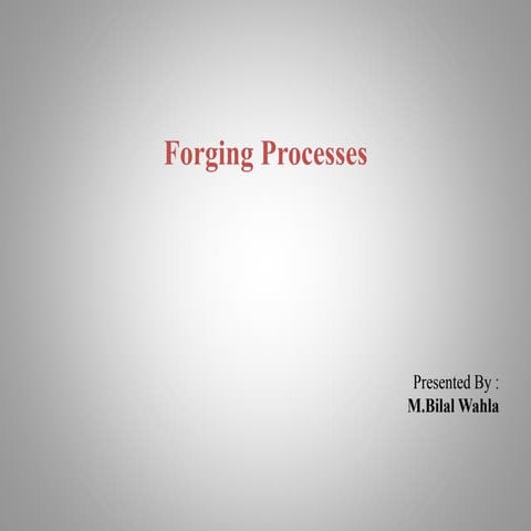 Forging