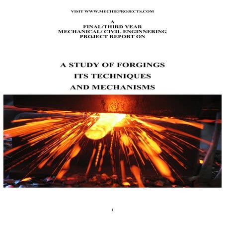 Forgings- A Study of its Manufacturing Processes & Techniques