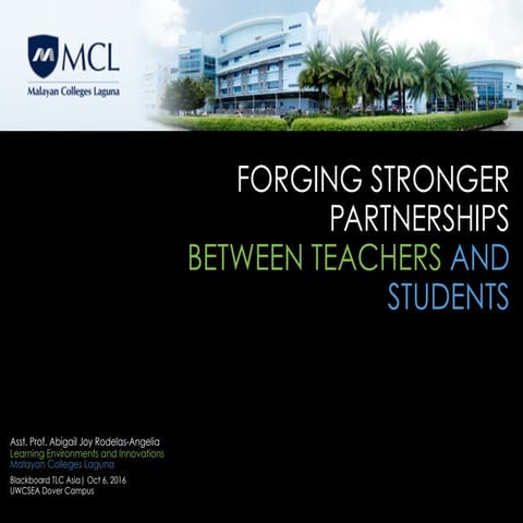 Forging Stronger Partnerships Between Teachers and Students - Abigail Joy Rod...