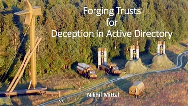 Forging Trusts for Deception in Active Directory