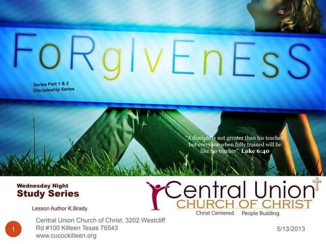 The Art of Forgiveness