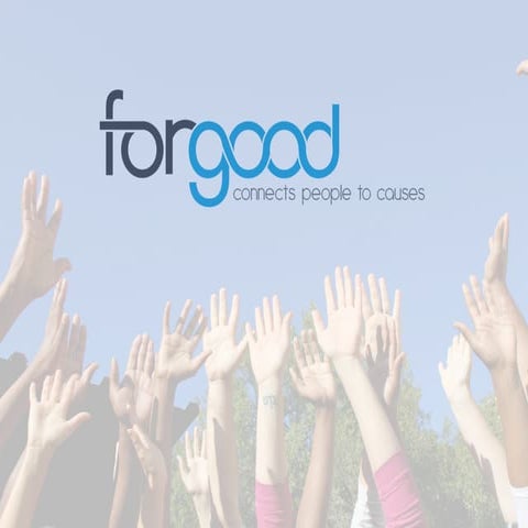 forgood - the startup with a social conscience