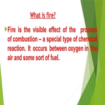 Fire safety Training / Guidelines presentation | PPTX
