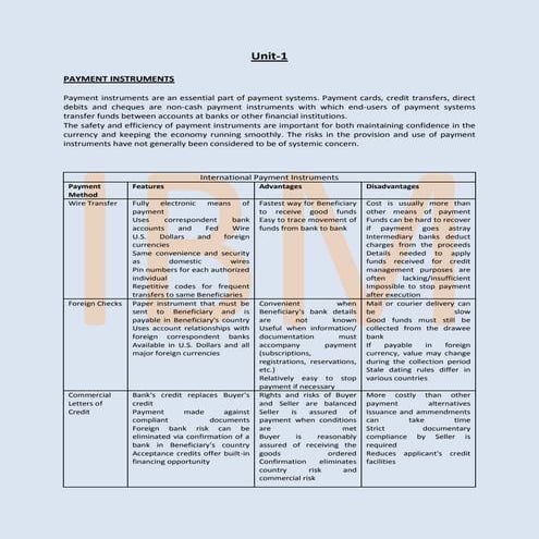 Foreign exchange management notes