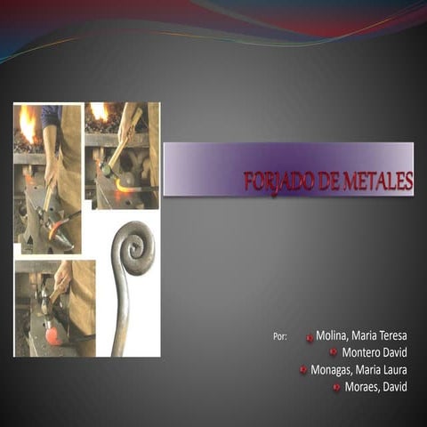 Forjado de Metales | PPTX