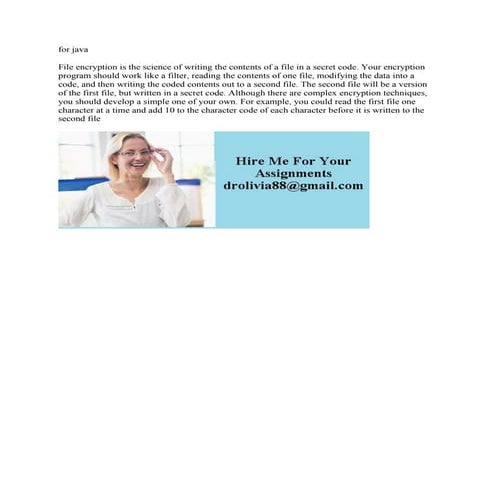 for java File encryption is the science of writing the contents of a f.pdf