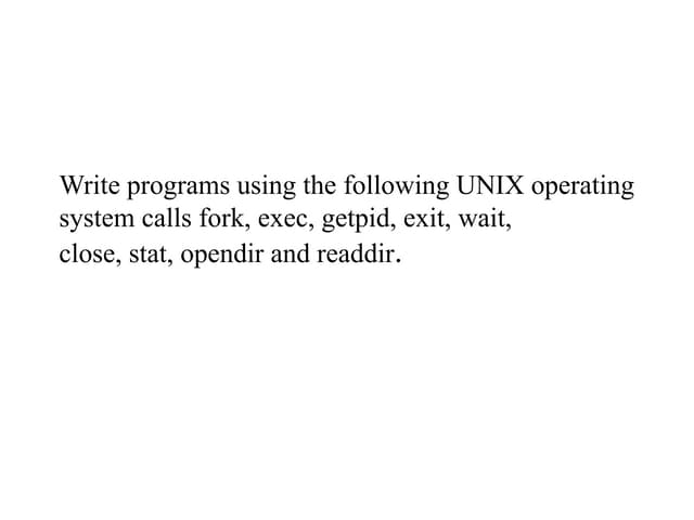 fork system call in operating system .pptx