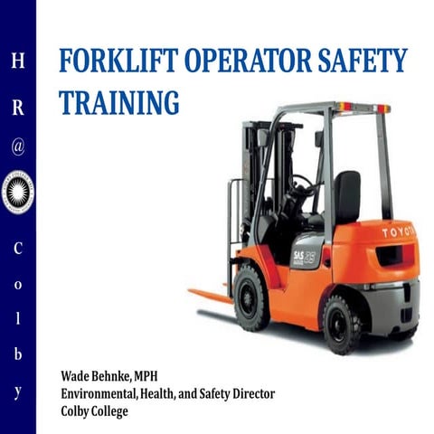 Fork Lift TrainingFork-Lift Training Fork-Lift Training