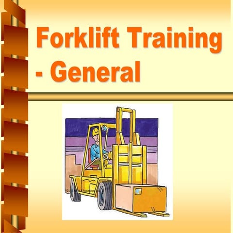 Forklift Training General