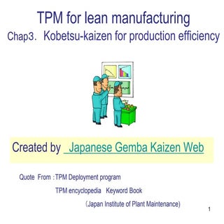 TPM For lean manufacturing  chp3 | ...