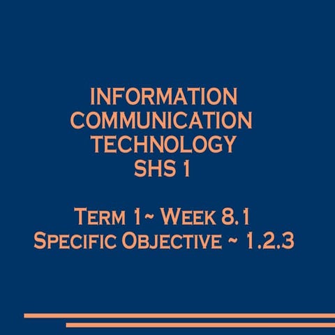 Form 1   Term 1  Week 8.1