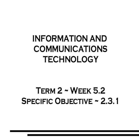 Form 1   Term 2   Week 5.2
