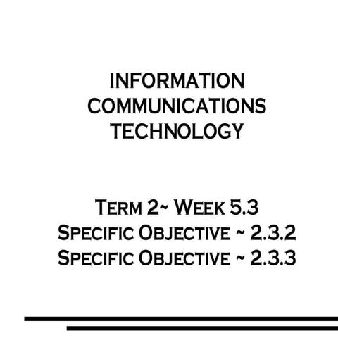 Form 1   Term 2   Week 5.3