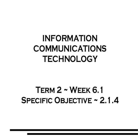 Form 1   Term 2   Week 6.1