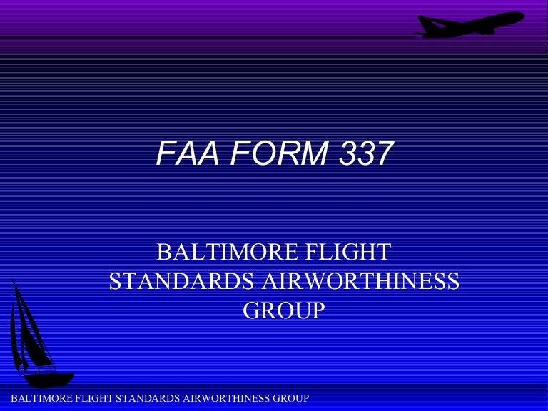 form 337 instructions faa form 337