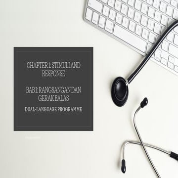 Form 3 chapter 1 stimuli and response