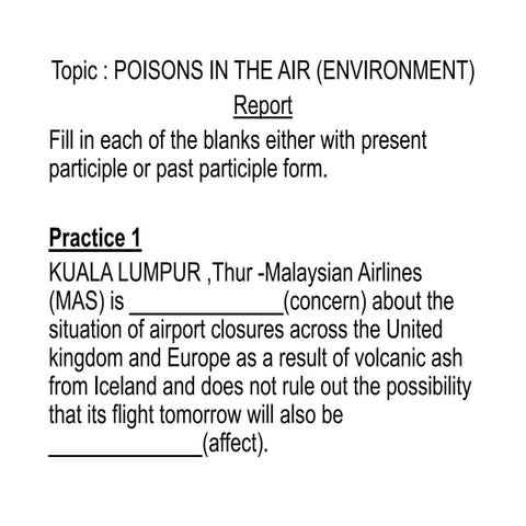 SPM Writing - Report