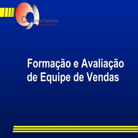Gestão e formação de equipes de Vendas