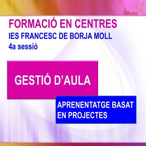 Gestió d'aula