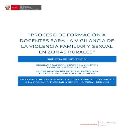 Formación de docentes rurales