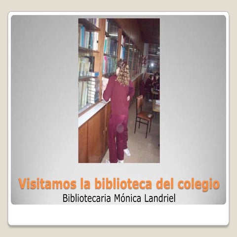 Formación de usuarios en la biblioteca imdp