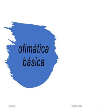 Formación ofimática básica principiantes