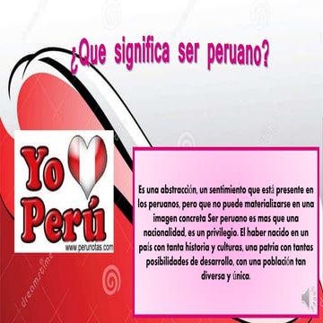 Formacion ciudadana y ccivica la peruanidad