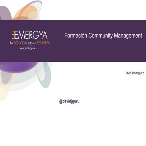 Formacion community management