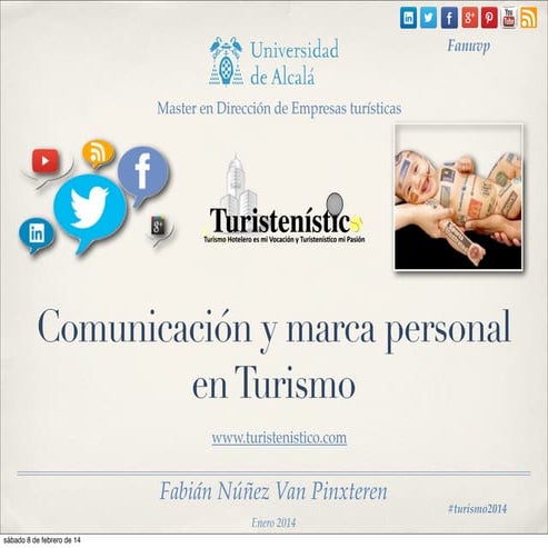 Formacion comunicacion y marca personal en turismo #turismo2014