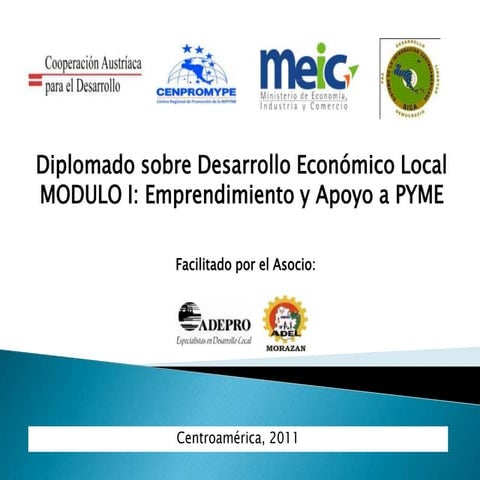 Formacion de empresas pyme en Costa Rica | PPTX