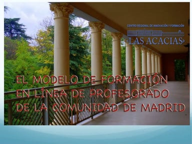 Modelo de Formación en línea Comunidad de Madrid