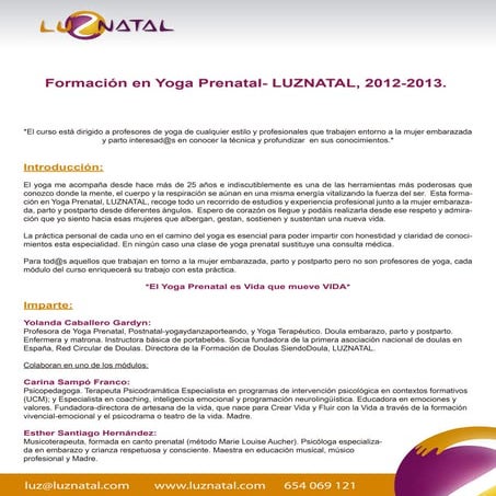 Formacion en yoga prenatal 2012 2013 (2)