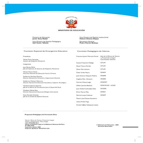 FORMACIÓN ÉTICA FINAL (MINEDU-2009)