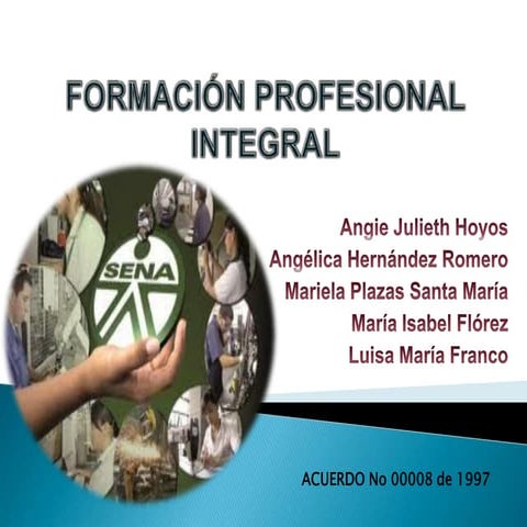 Formacion profesional integral ii